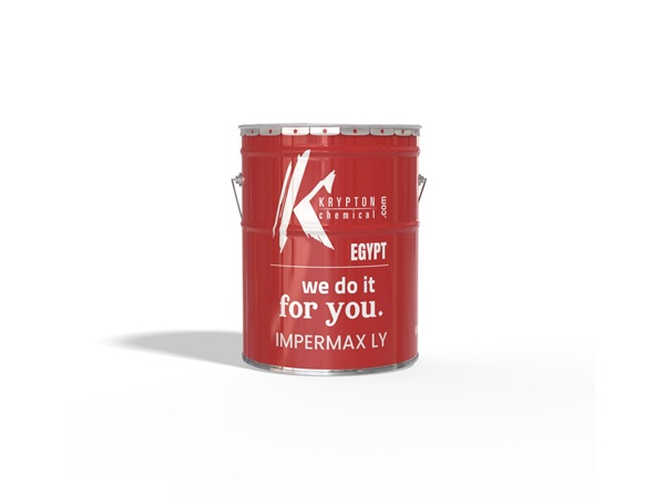 IMPERMAX LY Liquid Polyurethane Waterproofing Membrane by Krypton Chemical - Product branding with slogan "we do it for you."